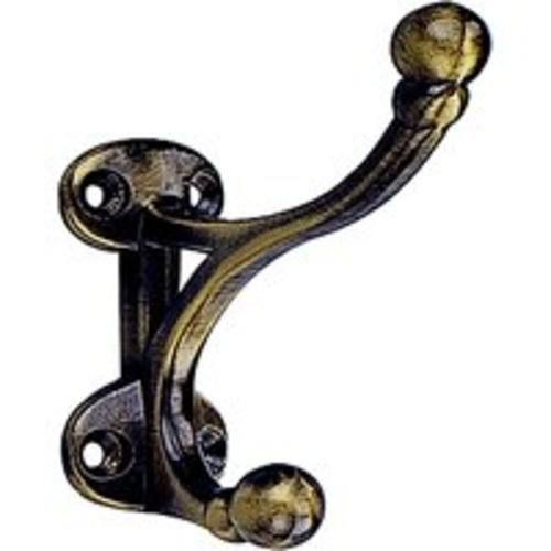 ProSource H-014-AB Coat & Hat Hook, Antique Brass