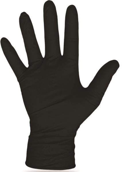 Boss 1UH0006BX Disposable Nitrile Gloves, Black, X-Large