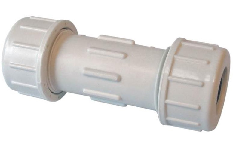 American Valve P600U-2-1/2 PVC Schedule 40 Compression Coupling, 2-1/2"