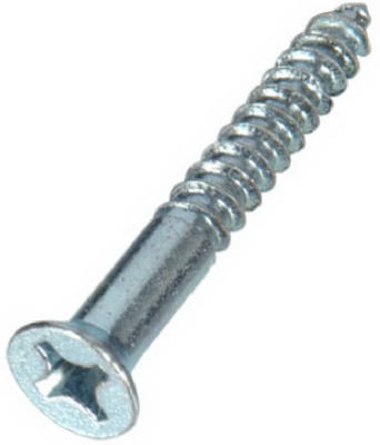 Hillman 40165 Phillips Zinc Wood Screw, #12 x 2.5", 100 Pack