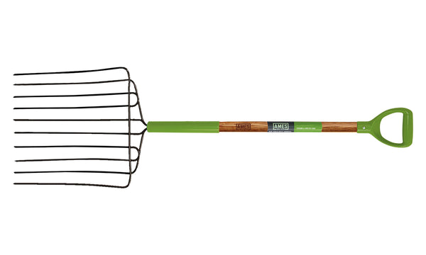 Ames 2827000 10-Tine Ensilage Fork, 30" Handle