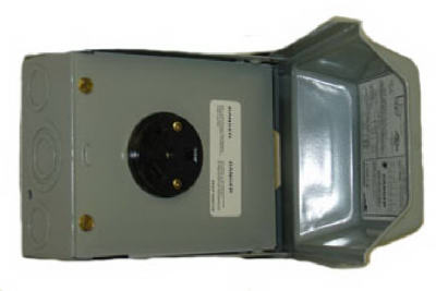 GE U013P Surface Mount Outdoor Receptacle Enclosure, 30 Amp