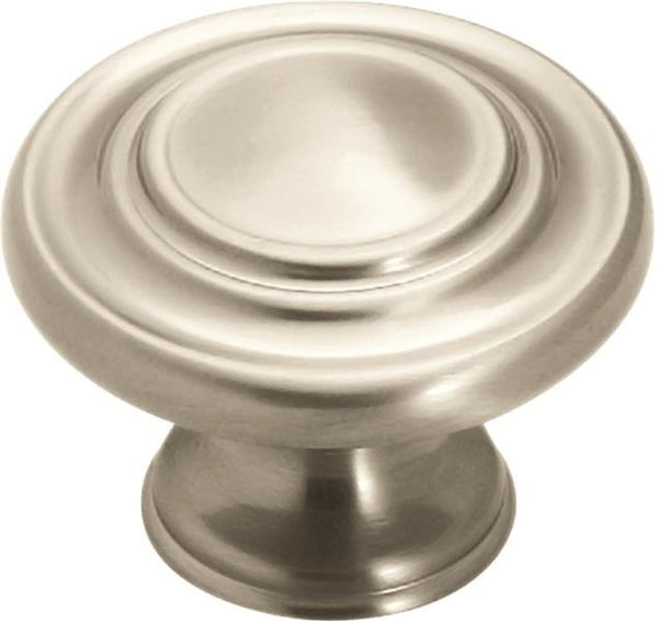 Amerock BP15862G10 Inspirations 3-Ring Round Cabinet Knob, Satin Nickel