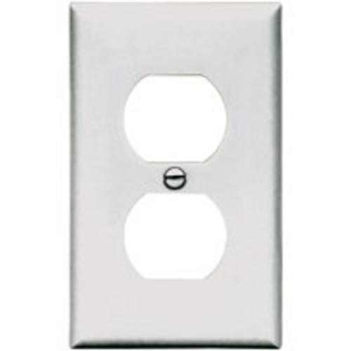 Cooper Wiring BP5132W 1-Gang Standard Duplex Receptacle Plate 2.75"x4.50", White