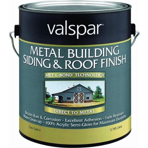 Valspar 027.0004261.007 Metal Building Paint, 1 Gallon, Classic Green