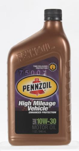 Pennzoil 550022812 High Mileage Motor Oil Multi Grade 1 Quarts