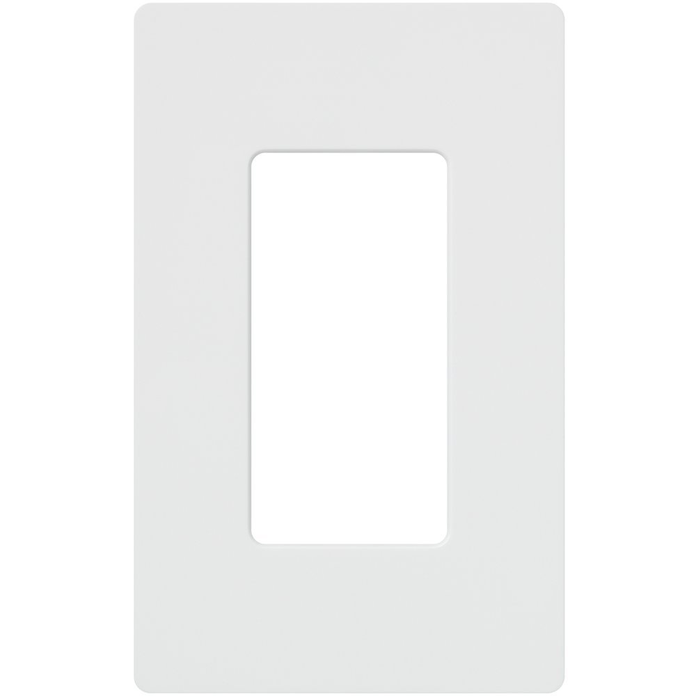 Lutron Electronics CW-1-WH Rocker-GFCI Wall Plate, 1Gang