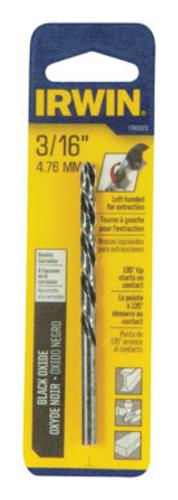 Irwin 1789223 Left Hand Drill Bit, 3/16"