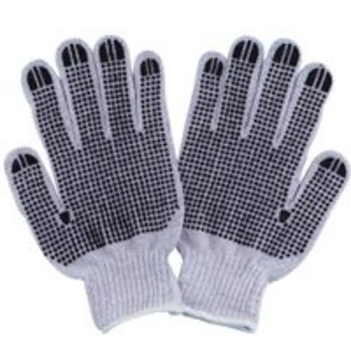 Diamondback FO809PVD2 Kint Glove With Dots, White, Cotton