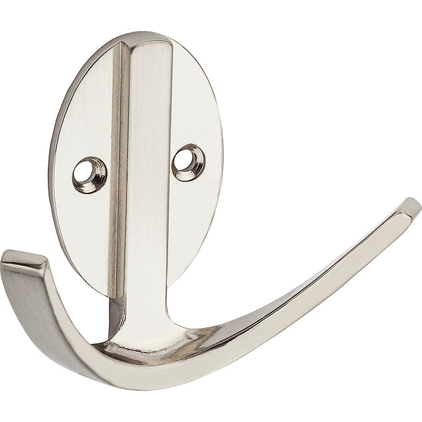 National Hardware N807-008 V8010 Modern Double Robe Hooks, Antique Brass, 3"