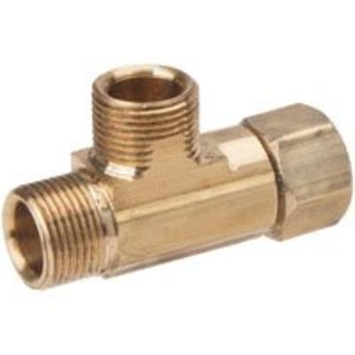 Brass Craft CT2-666XP Compression Tee Fitting, 3/8"x3/8"x1/4"