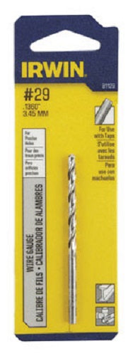 Irwin 81129 High Speed Steel Wire Gauge Drill Bit, #29