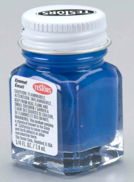 Testor 1111TT Enamel Paint, Dark Blue, 1/4 oz