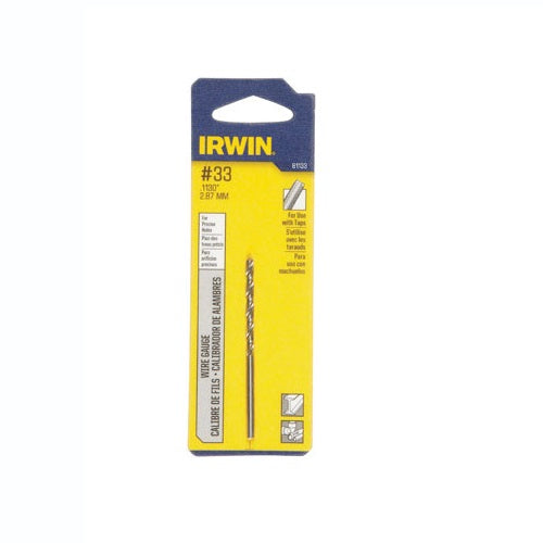 Irwin 81133 High Speed Steel Wire Gauge Drill Bit, 1-1/2" x 2-5/8"