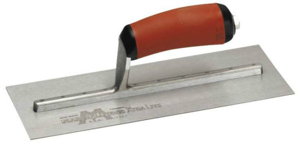 Marshalltown MXS1D Finishing Trowel, 11" x 4 1/2", Curved Wood Handle