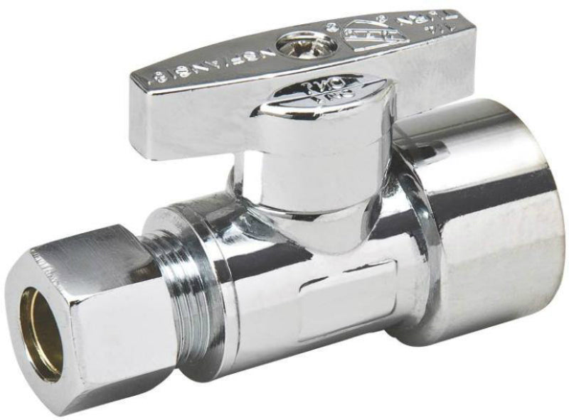 B & K 190-232HC Water Supply Line Valves, 1/2" x 3/8