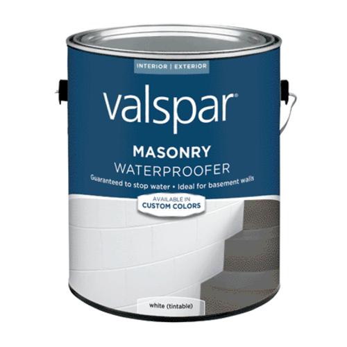 Valspar 82085 Masonry Waterproofer, 1 Gallon, White