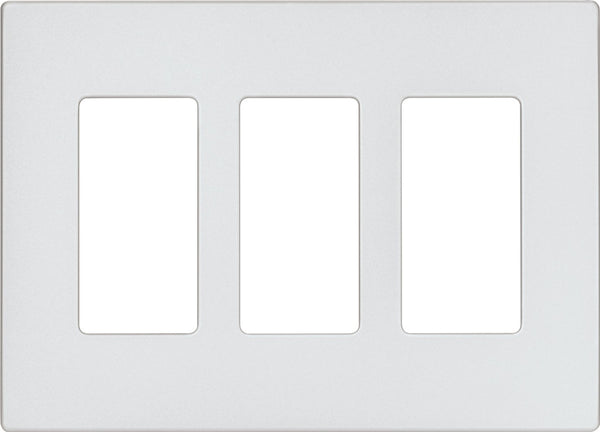 Cooper Wiring 9523SG Aspire Wallplate, 3-Gang, Silver Granite