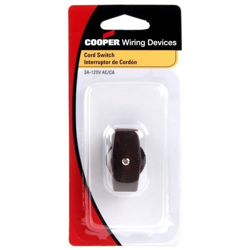 Cooper Wiring BP410B-SP-L Brown Feed-Thruogh Cord Switche