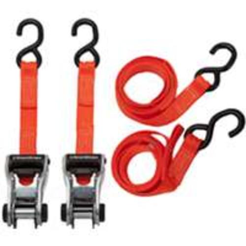 SmartStraps 340 Ratchet Tie-Down 10&#039;, Orange, 2/Pk