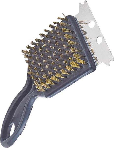 Toolbasix SP2403L Grill Brush With Scraper, 2-3/8" X 2-3/4"