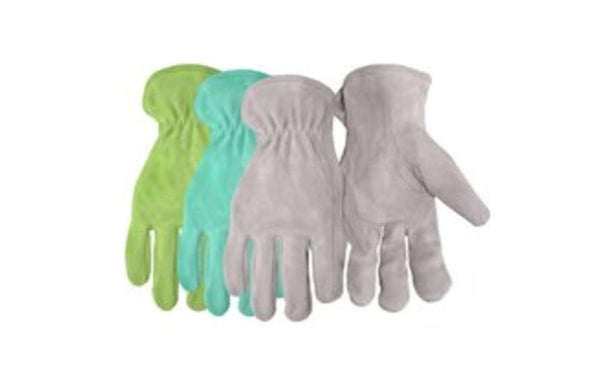 Boss 737 Ladies Split Leather Suede Gloves, Assorted Colors