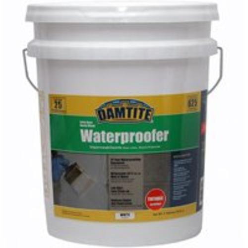 Damtite Waterproofing 03555 Latex Masonry Waterproofer 5 Gal, White