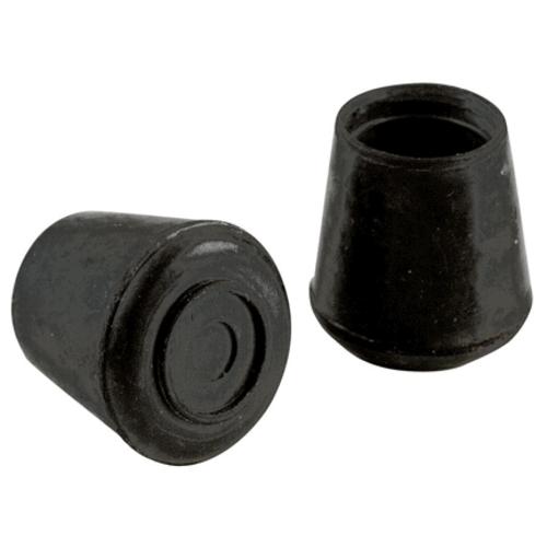 Shapherd Hardware 9760 Rubber Leg Tip, 3/4", Black