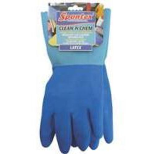 Spontex 74043 Clean-N-Chem Glove, Blue, Heavy Duty, X-Large