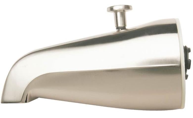 Plumb Pak PP825-31BN Bathtub Spout With Diverter, 3/4"