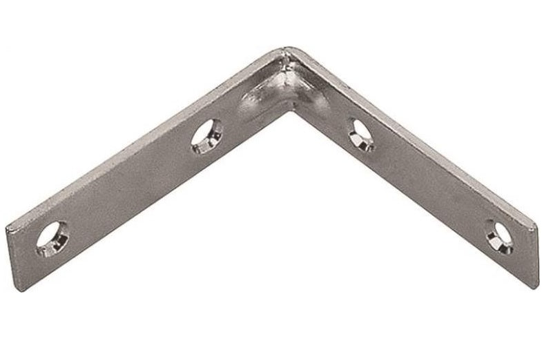 Prosource CB-B01-C4PS Corner Brace, 1" x 1/2", Zinc Plated, 4/Pack