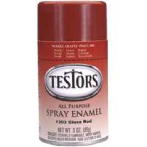 Testor 1203 Hobby & Model Spray Enamel Paint, 3 Oz, Red