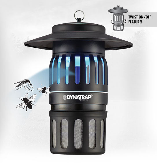 DynaTrap DT1050 Indoor/Outdoor Electric Insect Eliminator, 1/2 Acre