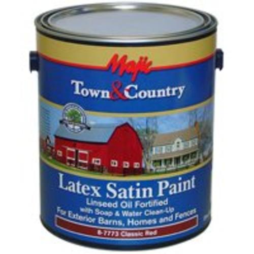 Majic 8-7773-1 Exterior Latex Paint, 1 Gal, Classic Red