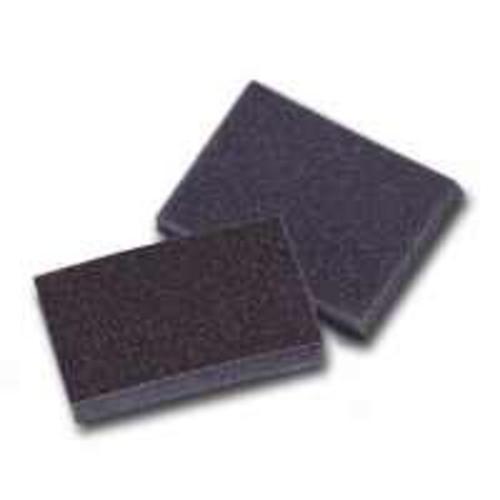 3M 07058 Pro-Pad Sanding Sponge, 80 Grit, 4" x 2-7/8", Red