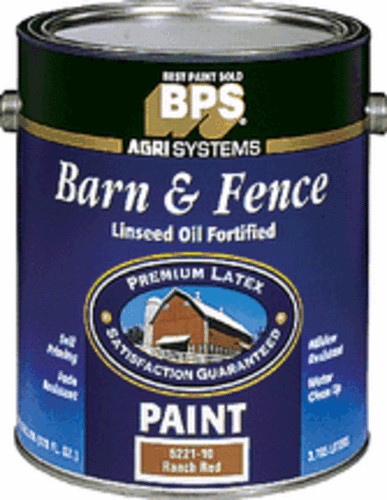 Valspar 18-5221-10 BPS Exterior Latex Home & Ranch Paint, Red