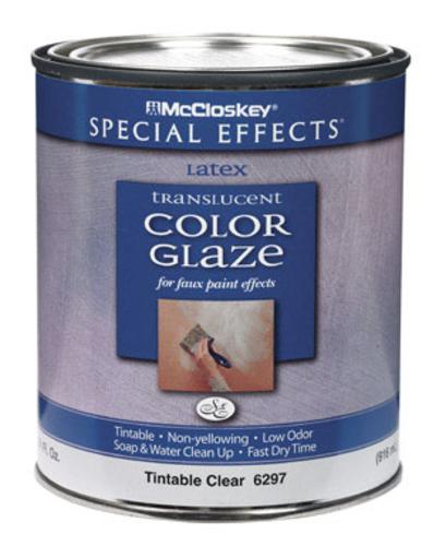 McCloskey Special Effects Latex Translucent Color Glaze 1-Quart