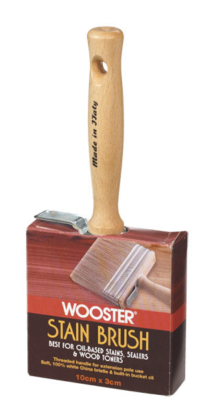 Wooster F5116-4 Bravo Stainer Stain Brush, 4"