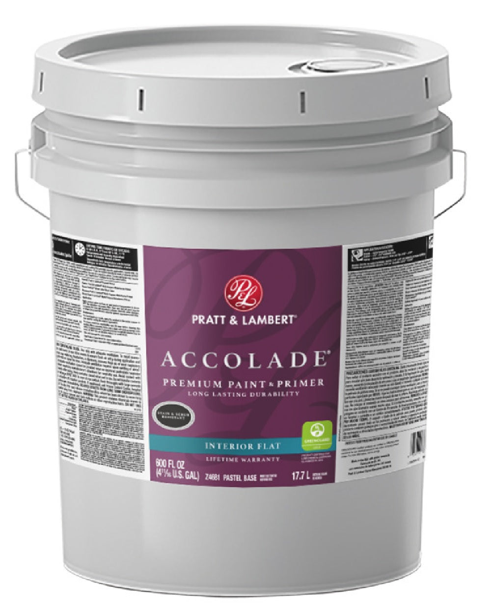 Accolade 0000Z4681-20 Flat Latex Interior Paint, 600 Ounce