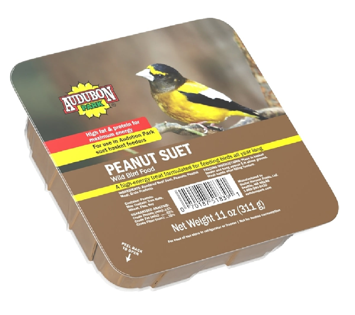 Audubon Park 13830 Peanut Delight Wild Bird Food, 0.734 lb