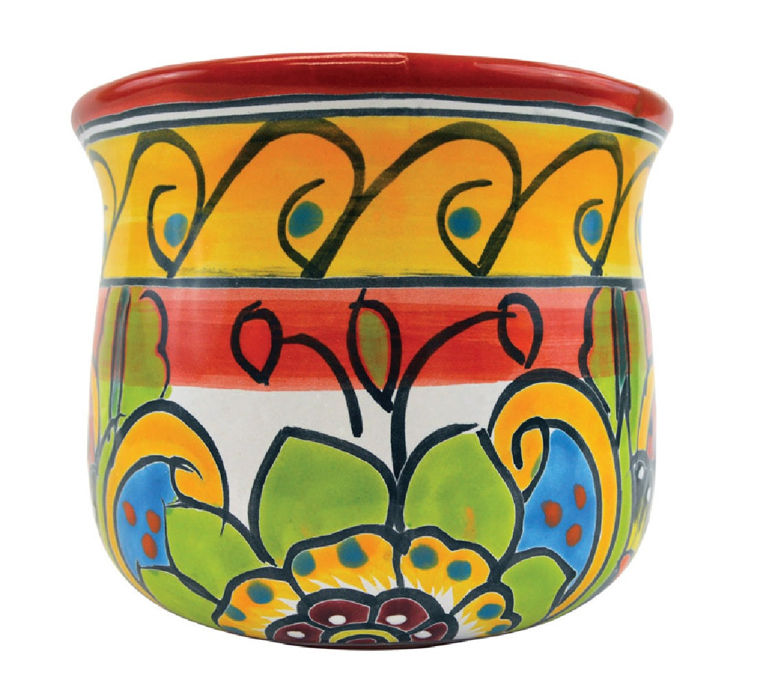 Avera APG418070 Talavera Hand Painted Italian Planter, 7 inch