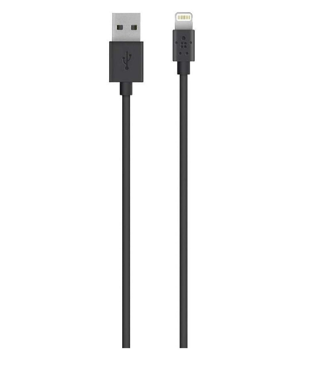 Belkin BKNF8J023BT2MB Lightning USB Sync Cable, Black, 4 Feet