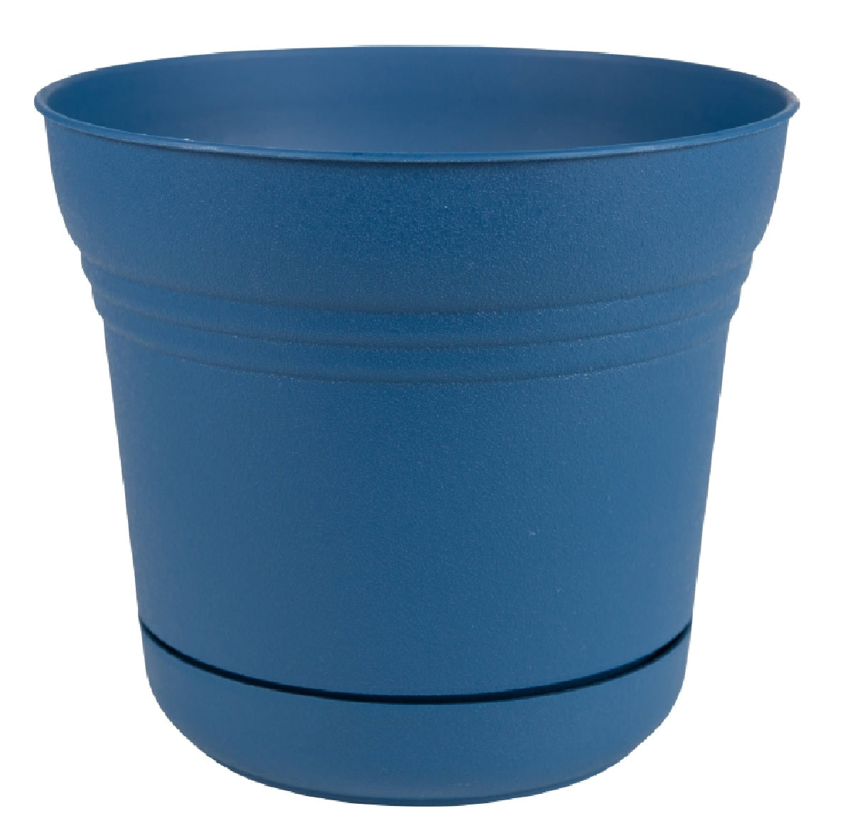 Bloem SP0733 Polyresin Saturn Planter, Classic Blue, 7 Inch