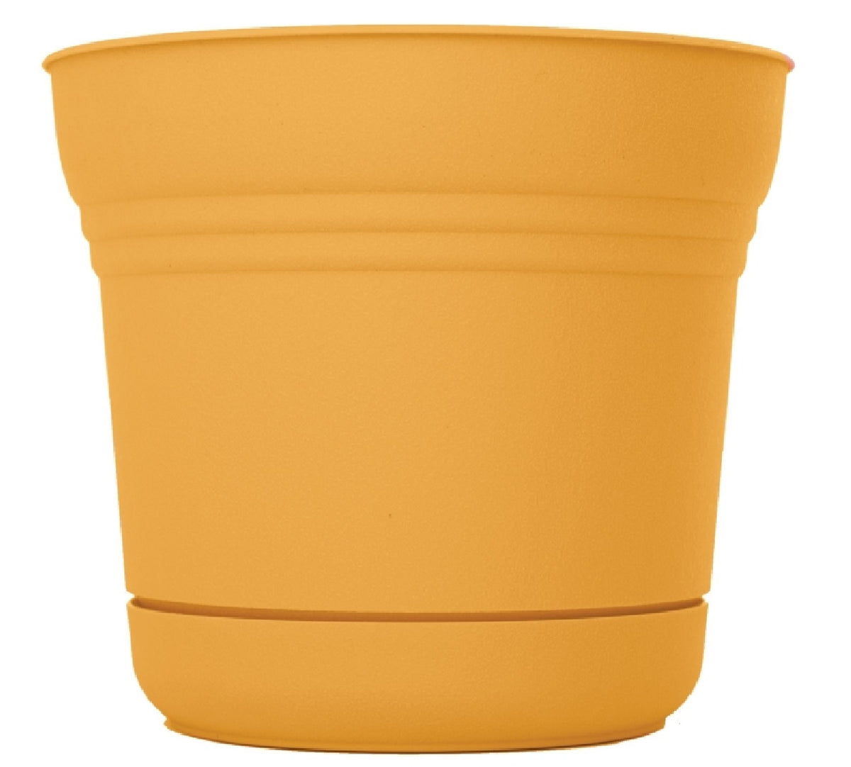 Bloem SP0723 Saturn Planter, Polyresin, Earthy Yellow, 7 Inch