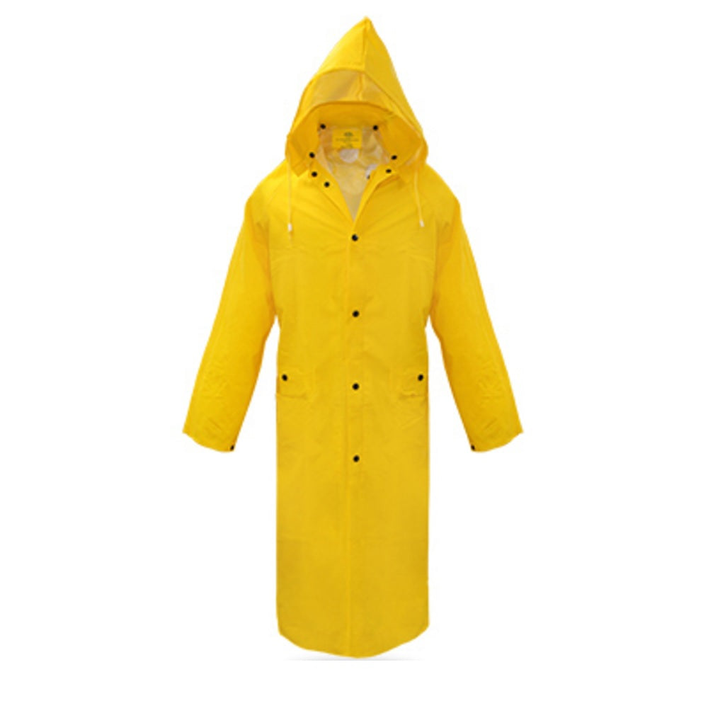 Boss 3PR8000YG Lined PVC Rain Jacket, 3XL, Yellow