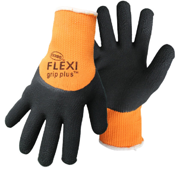 Boss 7842X Flexi Grip Plus Hi-vis Orange Gloves, X-Large