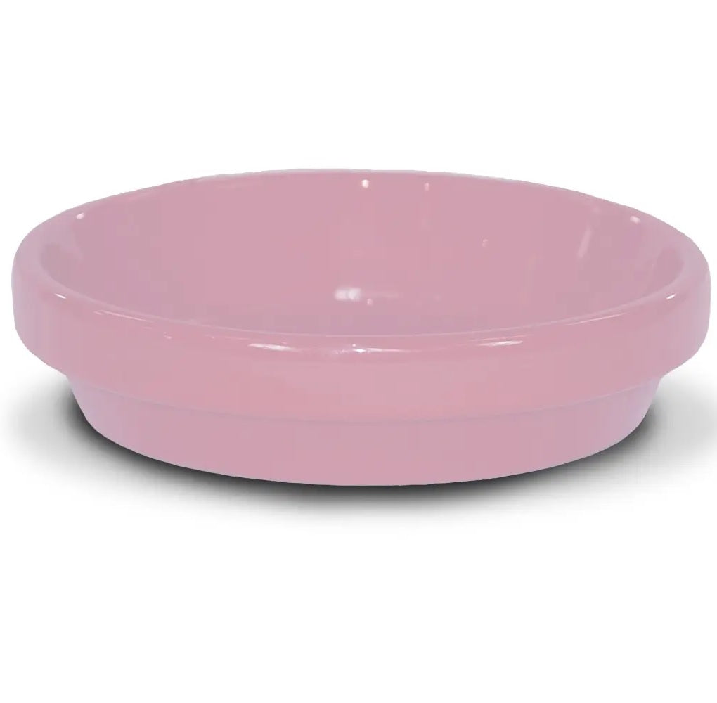 Ceramo PCSABX-4-DR Powder Coated Ceramic Saucer, 3.75 Inch