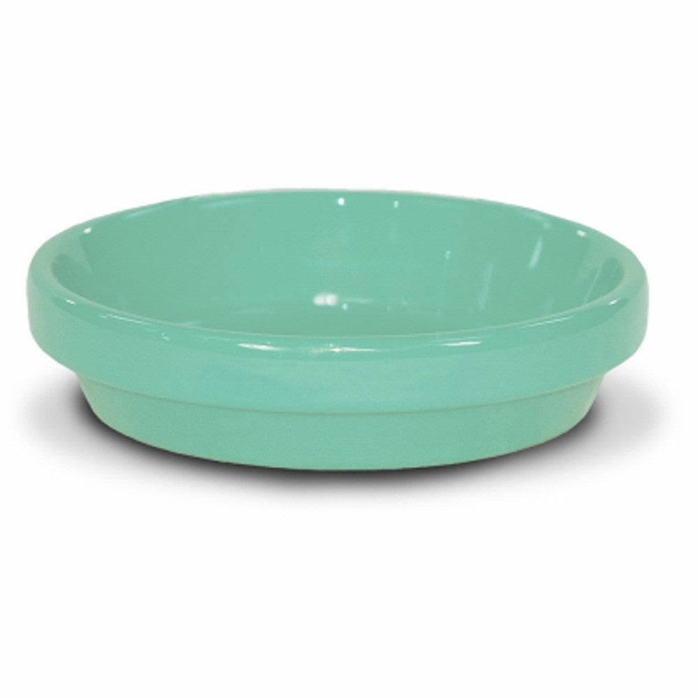 Ceramo PCSABX-6-SG Powder Coated Ceramic Saucer, 5.75 Inch