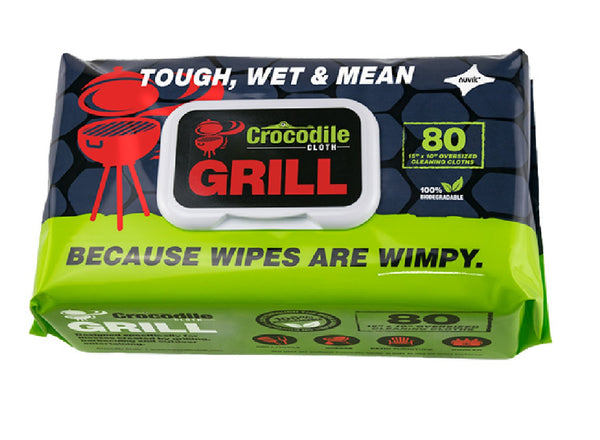 Crocodile Cloth 6600 Grill Cleaning Cloth, 80 Pack