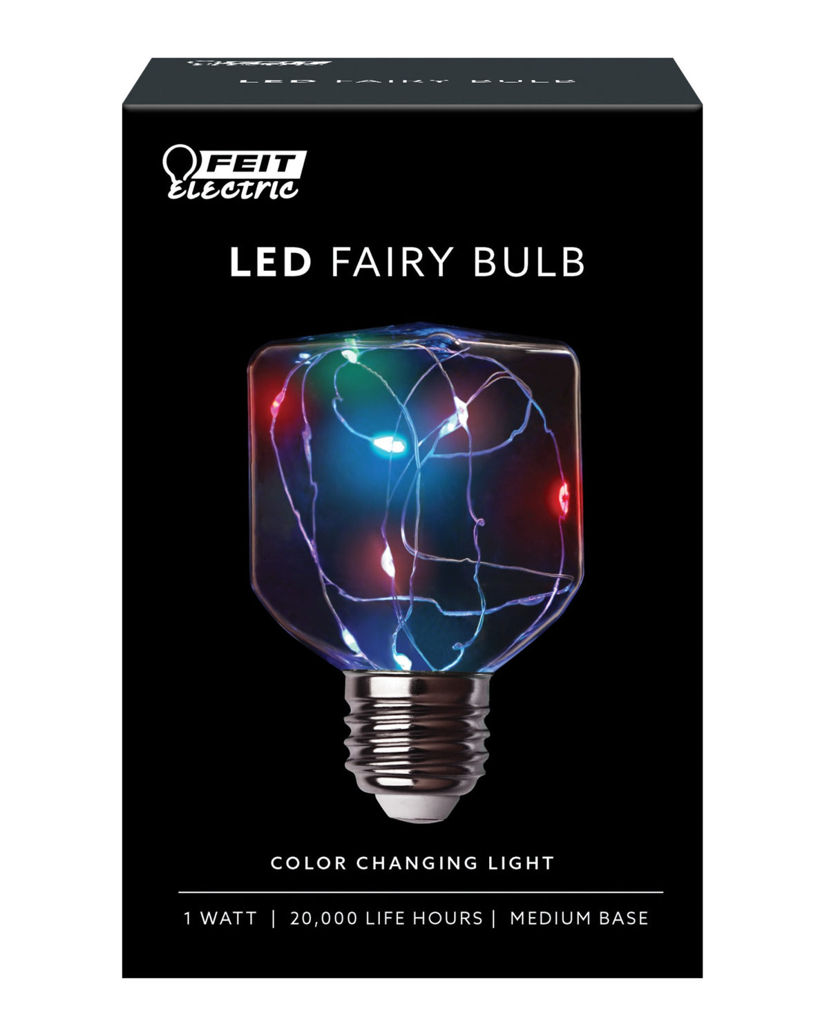 Feit Electric FY/SQ/RGB/LED Fairy LED Light Bulbs, 1 Watts